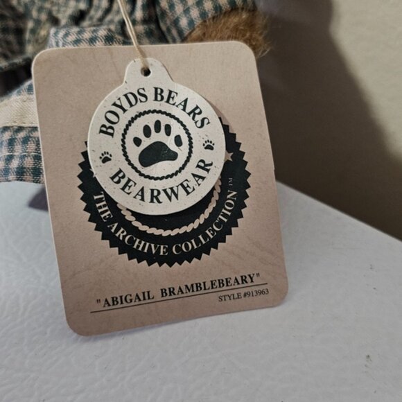 Boyds Bears Abigail Bramblebeary 913963 With Tags - Picture 2 of 7